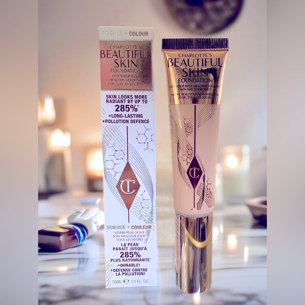 New Charlottes Tilbury Beautiful Skin Foundation in shade 3 COOL FROID